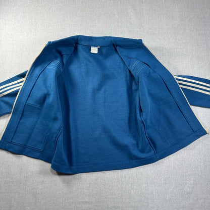 60s adidas アディダス ガイコツジャージ 西ドイツ製 ブルー ad-t-2505-023