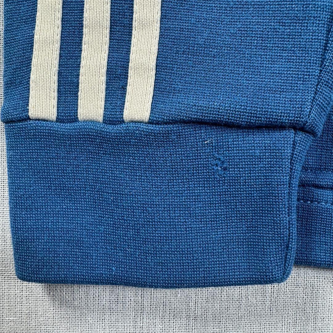 60s adidas アディダス ガイコツジャージ 西ドイツ製 ブルー ad-t-2505-023