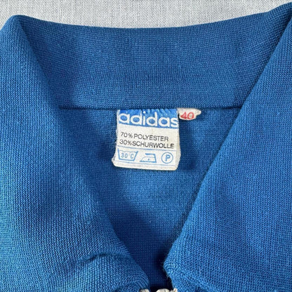 60s adidas アディダス ガイコツジャージ 西ドイツ製 ブルー ad-t-2505-023