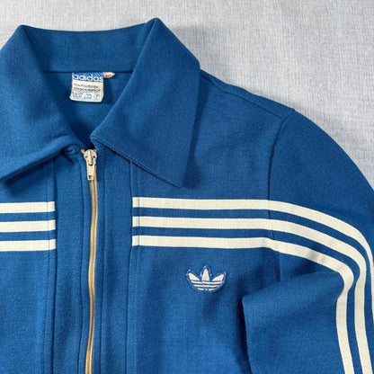60s adidas アディダス ガイコツジャージ 西ドイツ製 ブルー ad-t-2505-023