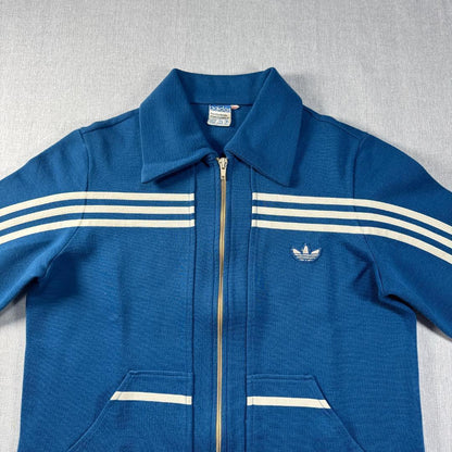 60s adidas アディダス ガイコツジャージ 西ドイツ製 ブルー ad-t-2505-023