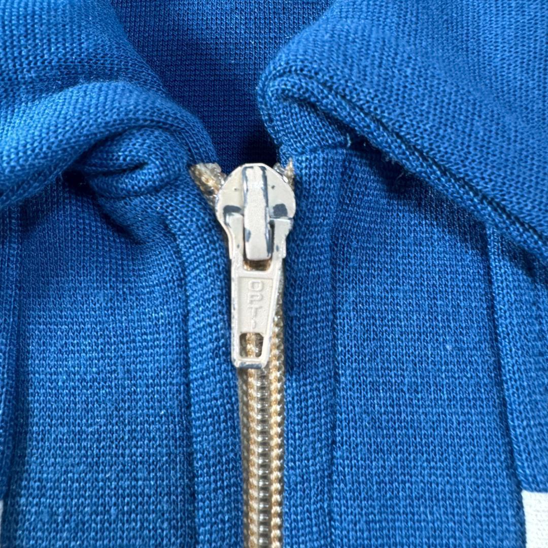 60s adidas アディダス ガイコツジャージ 西ドイツ製 ブルー ad-t-2505-023