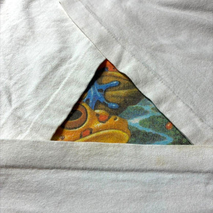 90s human i tee カエル アニマルT USA製 ホワイト 2XL a-u-2505-071