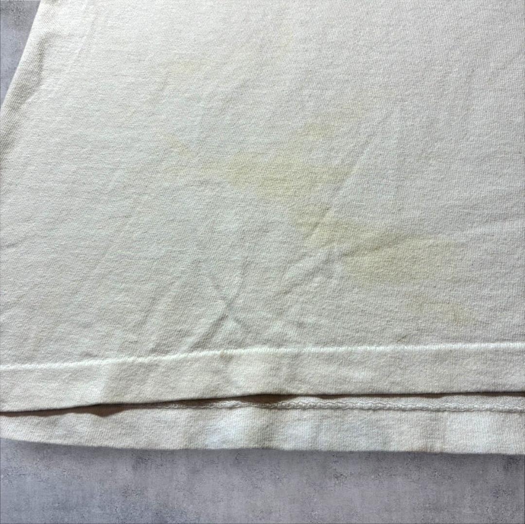 90s human i tee カエル アニマルT USA製 ホワイト 2XL a-u-2505-071