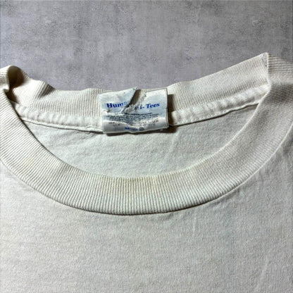 90s human i tee カエル アニマルT USA製 ホワイト 2XL a-u-2505-071