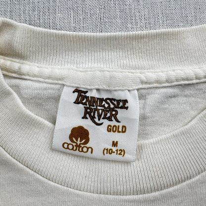 90s STUDIO Q USA製 ヒマワリ Tシャツ アートT 白 a-u-2505-080