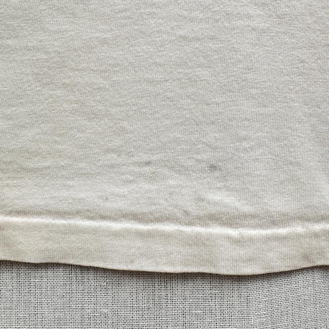 90s STUDIO Q USA製 ヒマワリ Tシャツ アートT 白 a-u-2505-080