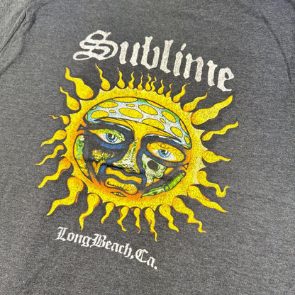 00s サブライム SUBLIME Tシャツ ロングビーチ グレー ba-000046