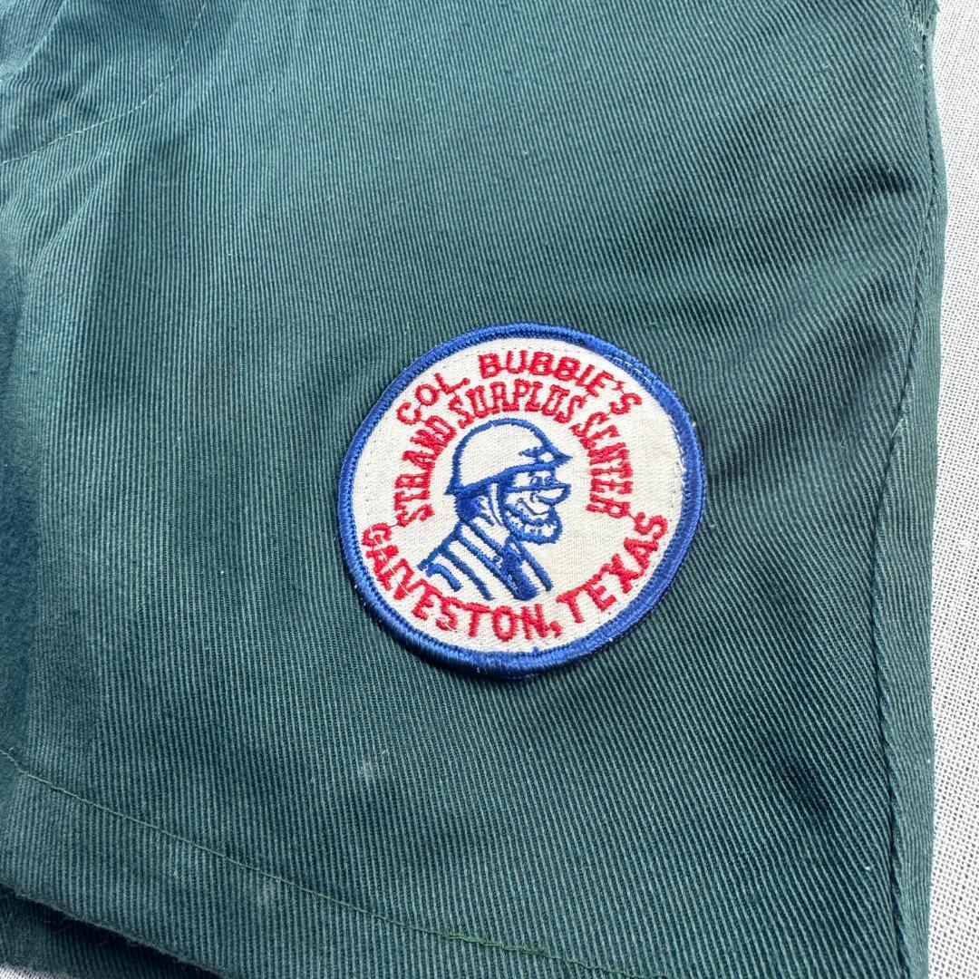 U.S.ARMY 米軍 ハーフパンツ チノパン 緑 60s 70s 軍物 半パン pa-00020