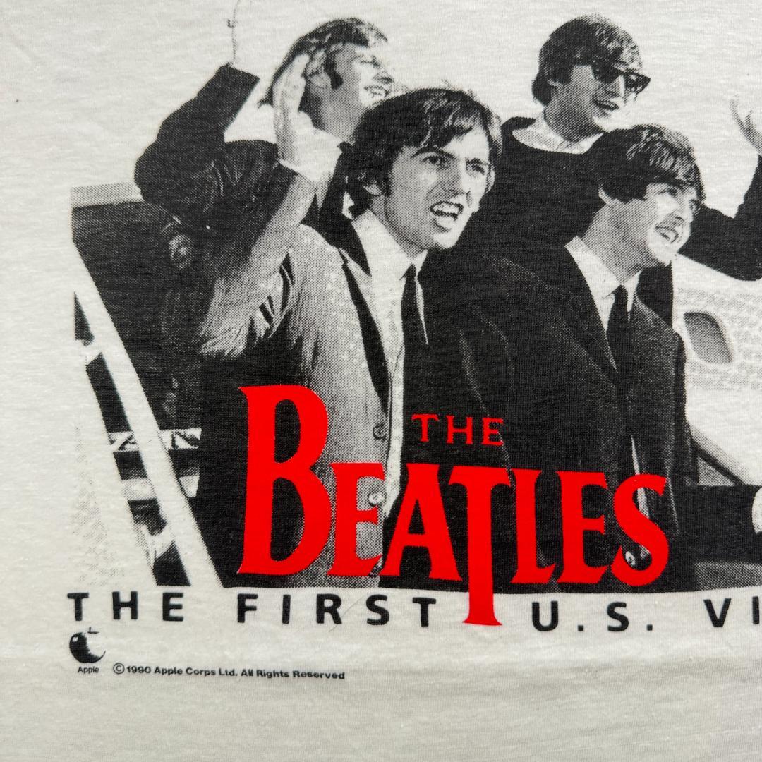 90s ビートルズ 非売品 Tシャツ BEATLES 白 ba-x-2505-008