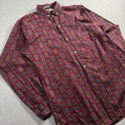70s ペイズリー ペニーズ 長袖シャツ 総柄 PENNEY’S GENTRY ja-u-2505-039