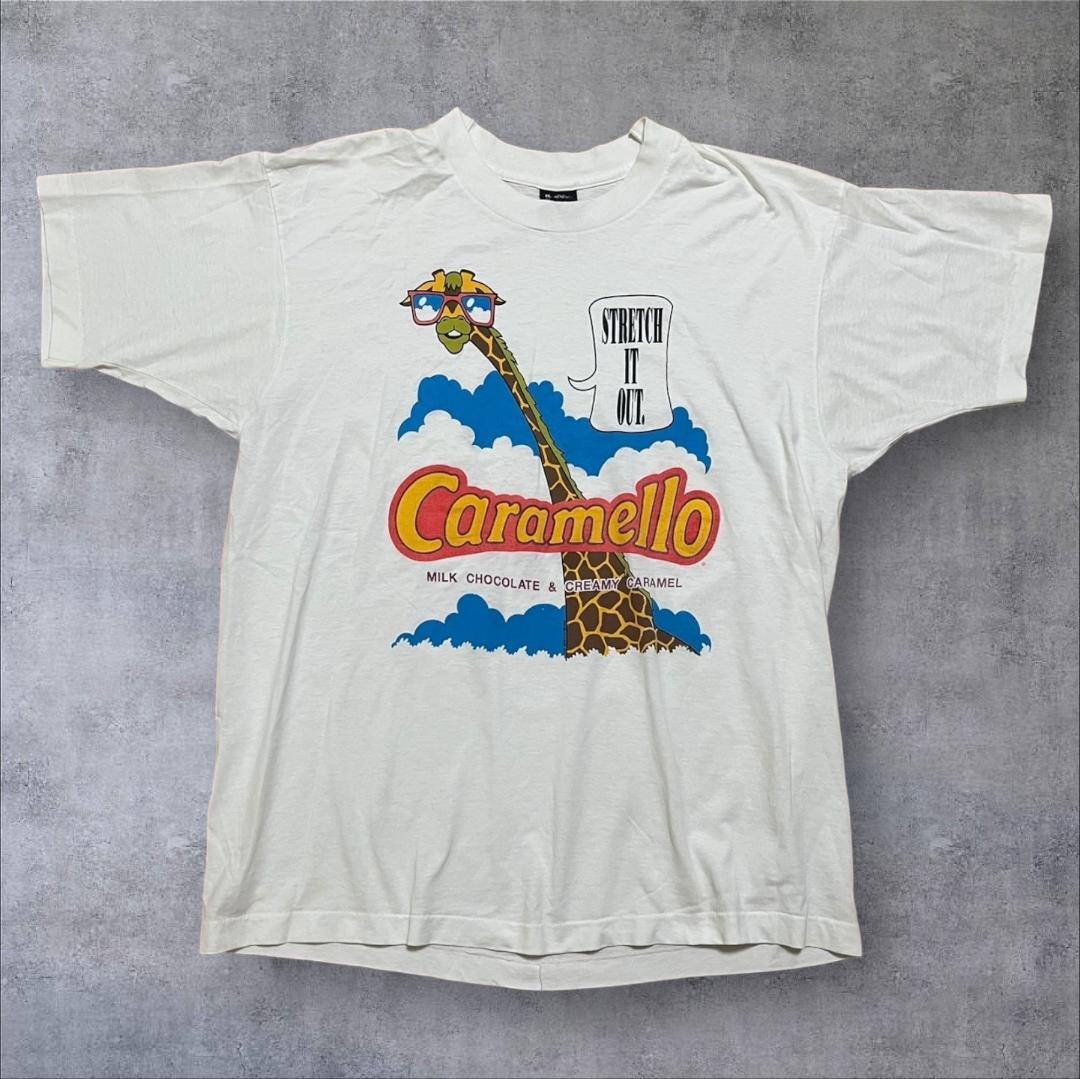 90s チョコレート会社 キリン 企業T USA製 アニマル co-u-2505-025