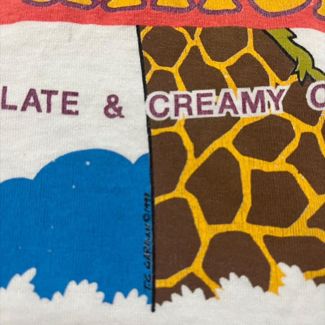 90s チョコレート会社 キリン 企業T USA製 アニマル co-u-2505-025