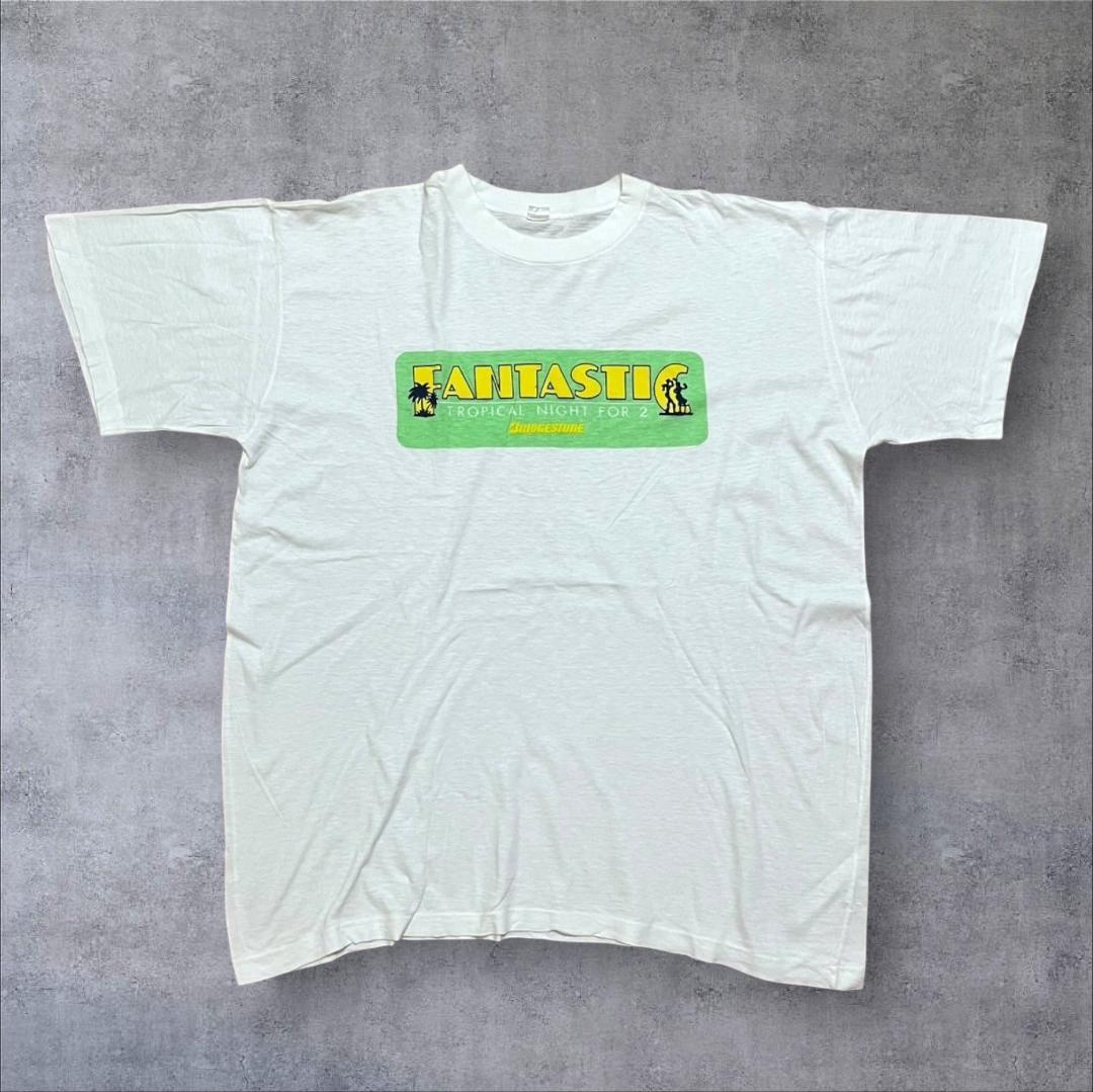 90s 企業T ブリジストン L 白 co-u-2505-008