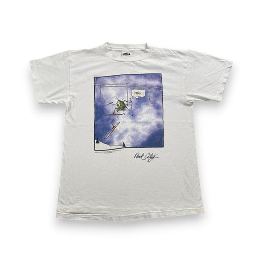 90s アートT Tシャツ 蚊 ブリーチャーズ 白 白 a-000031