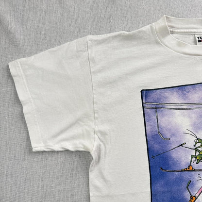 90s アートT Tシャツ 蚊 ブリーチャーズ 白 白 a-000031