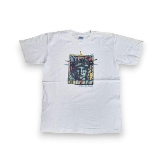 自由の女神 Tシャツ USA アートT 白 ギルダン M a-000010