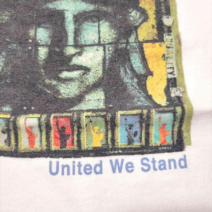 自由の女神 Tシャツ USA アートT 白 ギルダン M a-000010