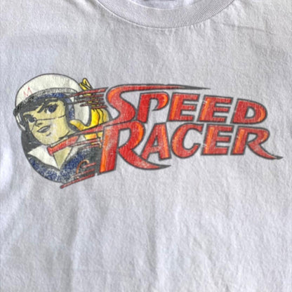 00s マッハGoGoGo スピードレーサー Tシャツ 白 XL ch-000015