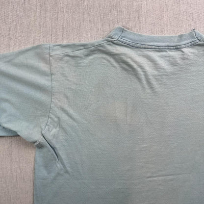 70s 80s ナイキ NIKE スウォッシュロゴ 水色 Tシャツ br-u-2505-012