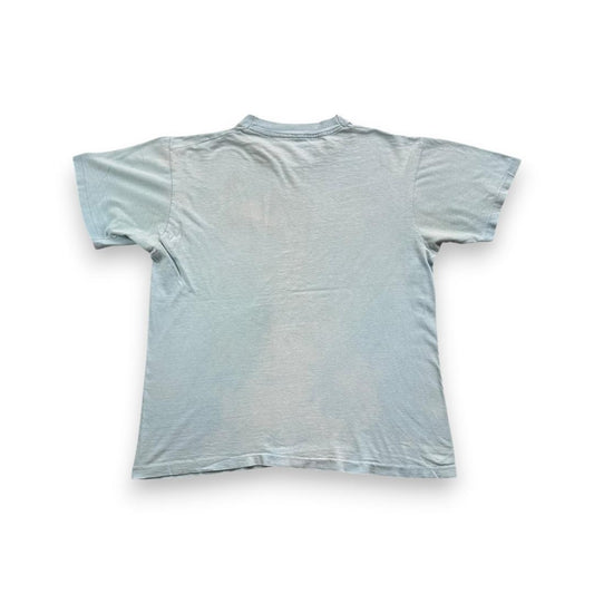 70s 80s ナイキ NIKE スウォッシュロゴ 水色 Tシャツ br-u-2505-012
