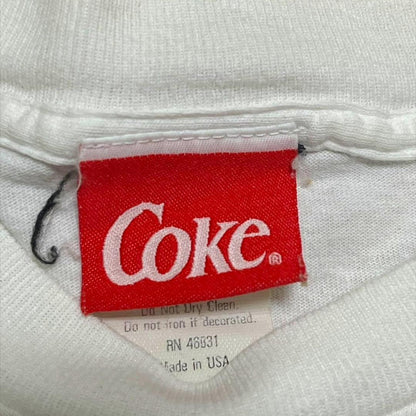 コカコーラ アートT USA製 90s 小さめ キッズ co-000025
