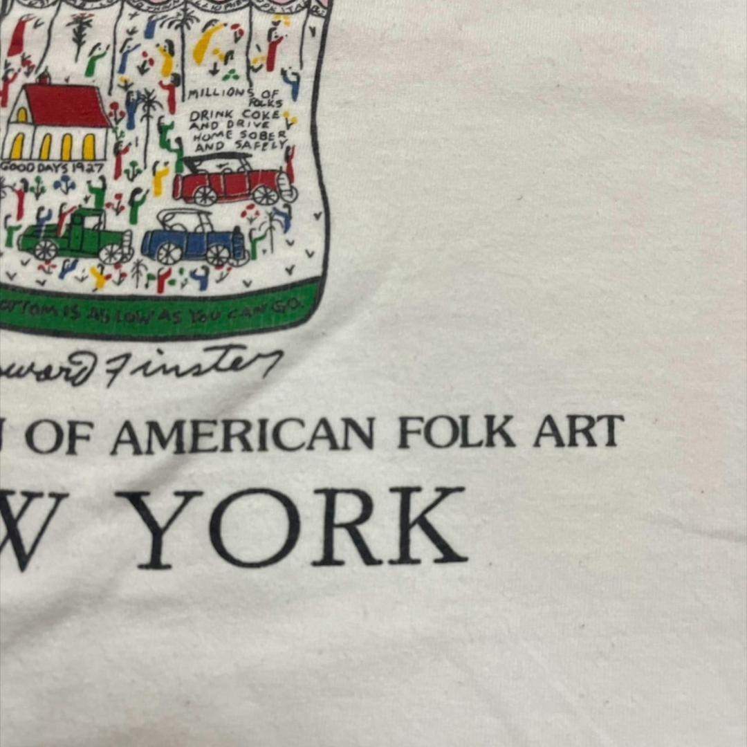 コカコーラ アートT USA製 90s 小さめ キッズ co-000025