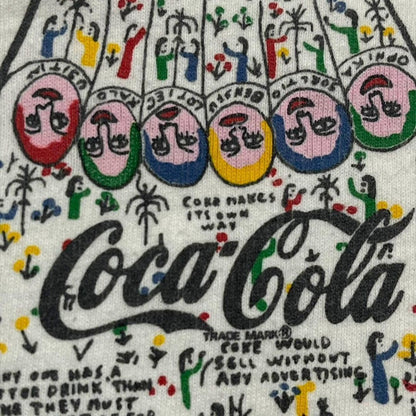 コカコーラ アートT USA製 90s 小さめ キッズ co-000025