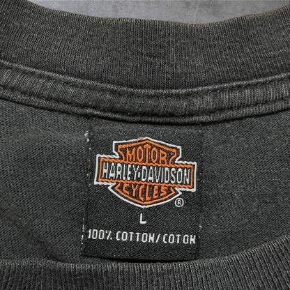 00s ハーレーダビッドソン USA製 黒 ハーレー L co-000015
