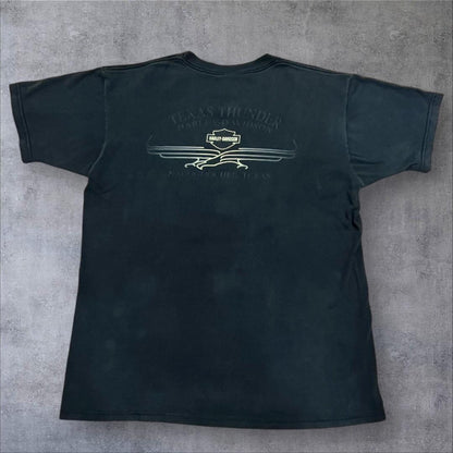 00s ハーレーダビッドソン USA製 黒 ハーレー L co-000015