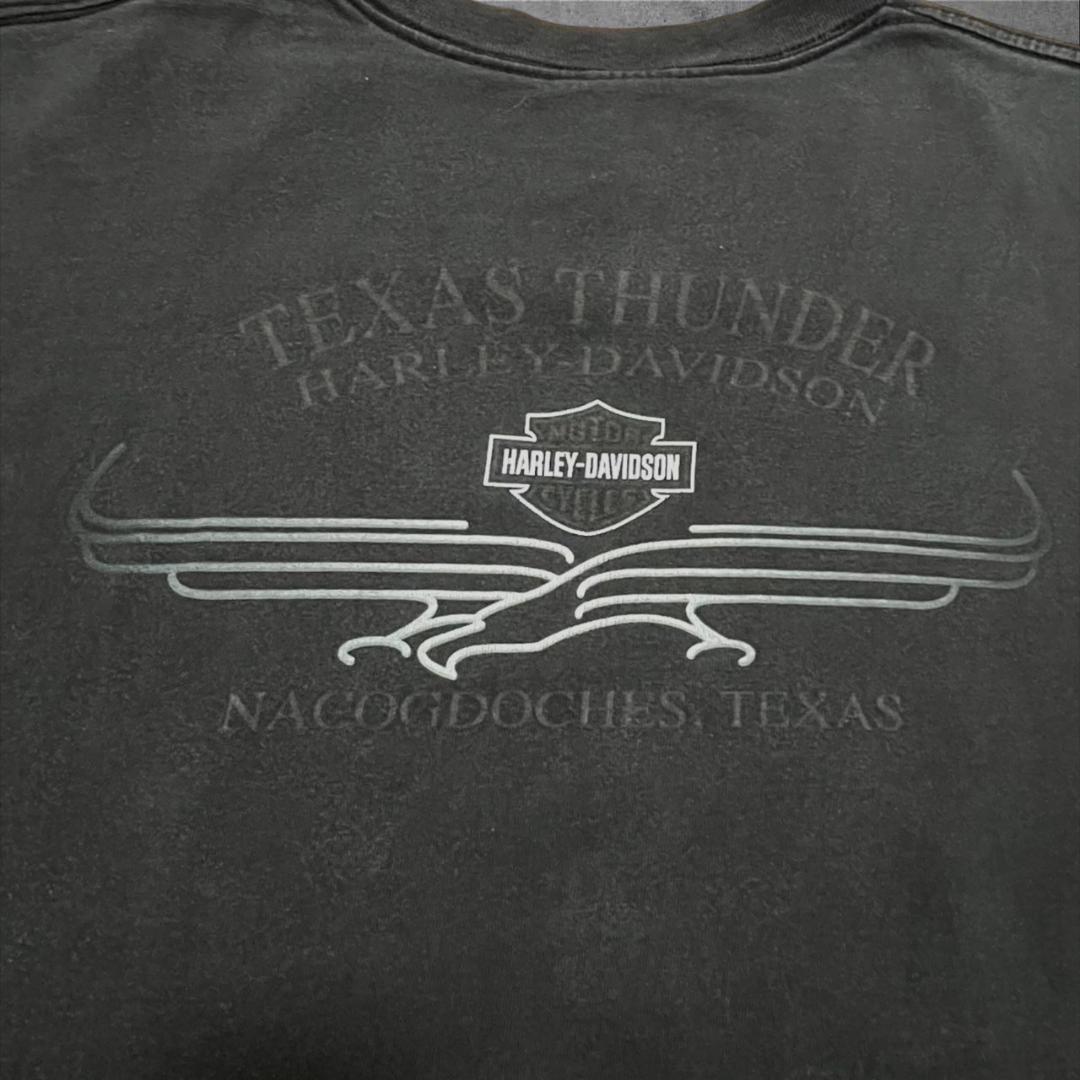 00s ハーレーダビッドソン USA製 黒 ハーレー L co-000015