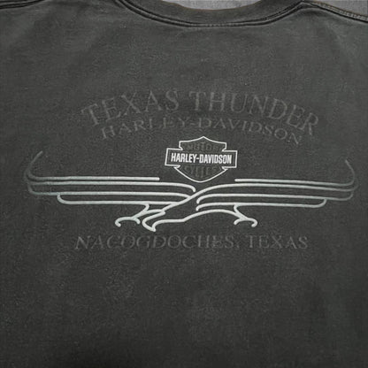 00s ハーレーダビッドソン USA製 黒 ハーレー L co-000015