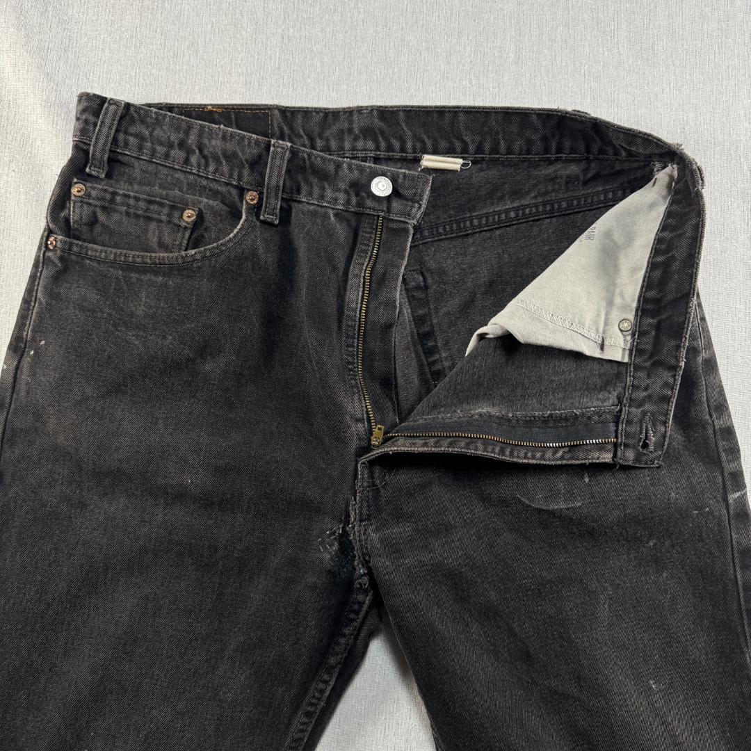 505 ブラックデニム 後染め カナダ製 W38 217 in-000015