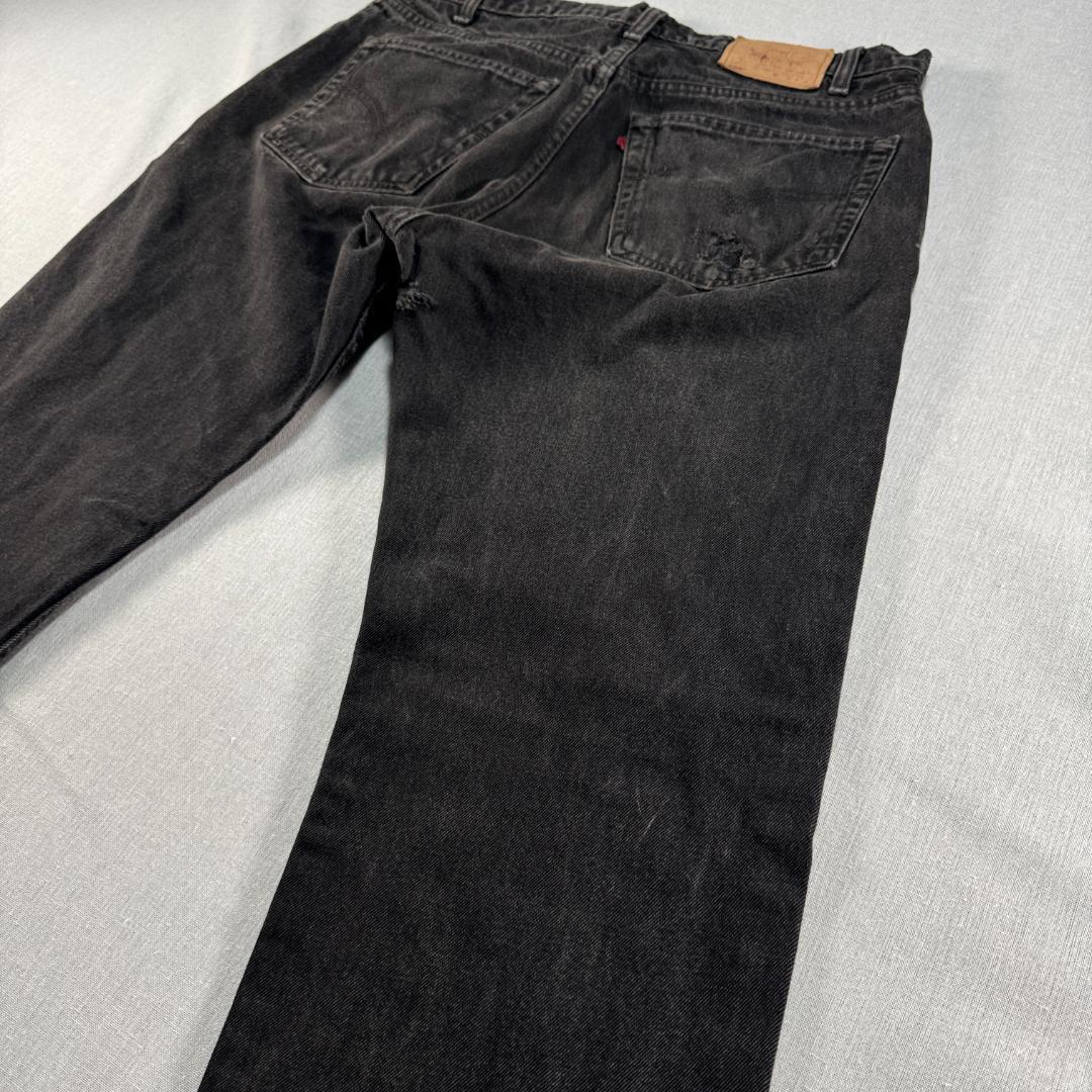 505 ブラックデニム 後染め カナダ製 W38 217 in-000015