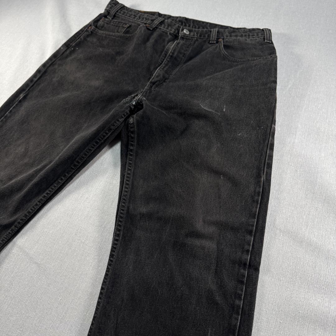 505 ブラックデニム 後染め カナダ製 W38 217 in-000015