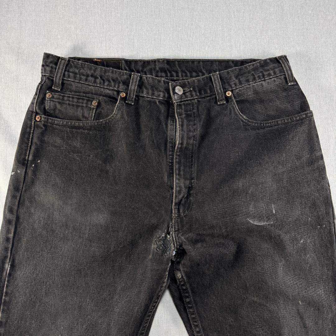 505 ブラックデニム 後染め カナダ製 W38 217 in-000015