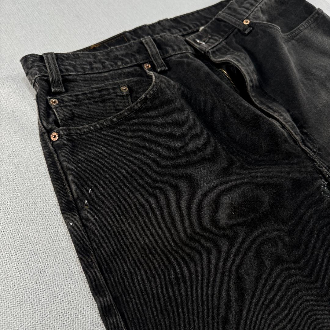 505 ブラックデニム 後染め カナダ製 W38 217 in-000015