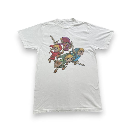 00s ゼルダの伝説 4つの剣 Tシャツ zelda ゲーム 白 ch-u-2505-009
