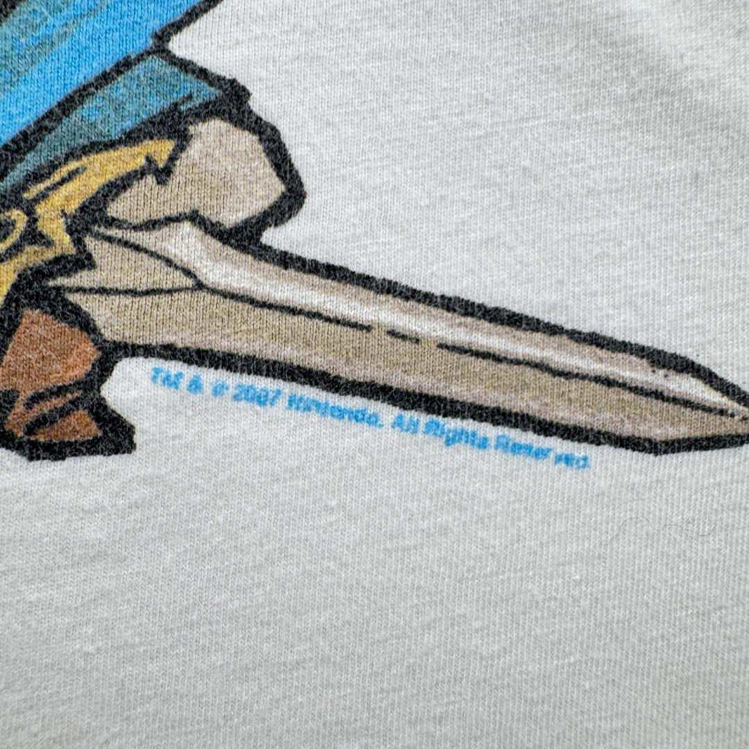 00s ゼルダの伝説 4つの剣 Tシャツ zelda ゲーム 白 ch-u-2505-009