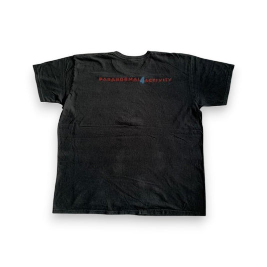 00s パラノーマル アクティビティ 4 Tシャツ 映画 ムービーT 黒 m-000020