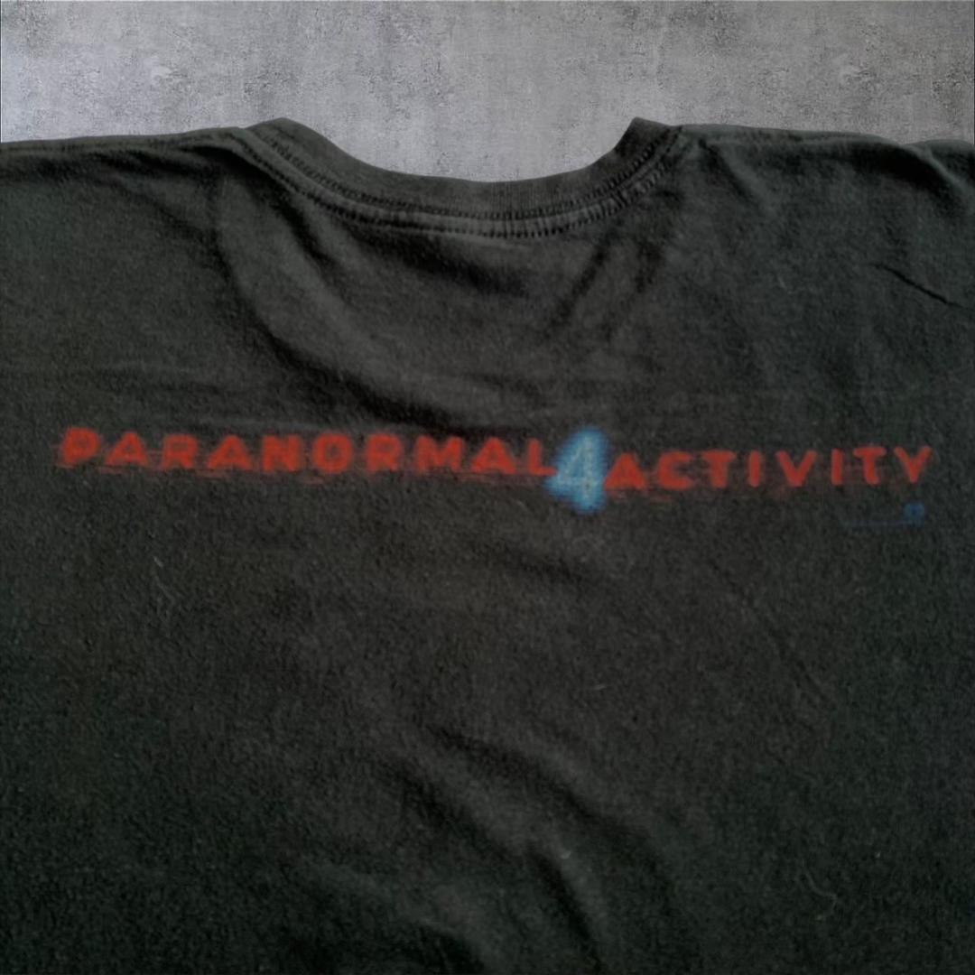 00s パラノーマル アクティビティ 4 Tシャツ 映画 ムービーT 黒 m-000020