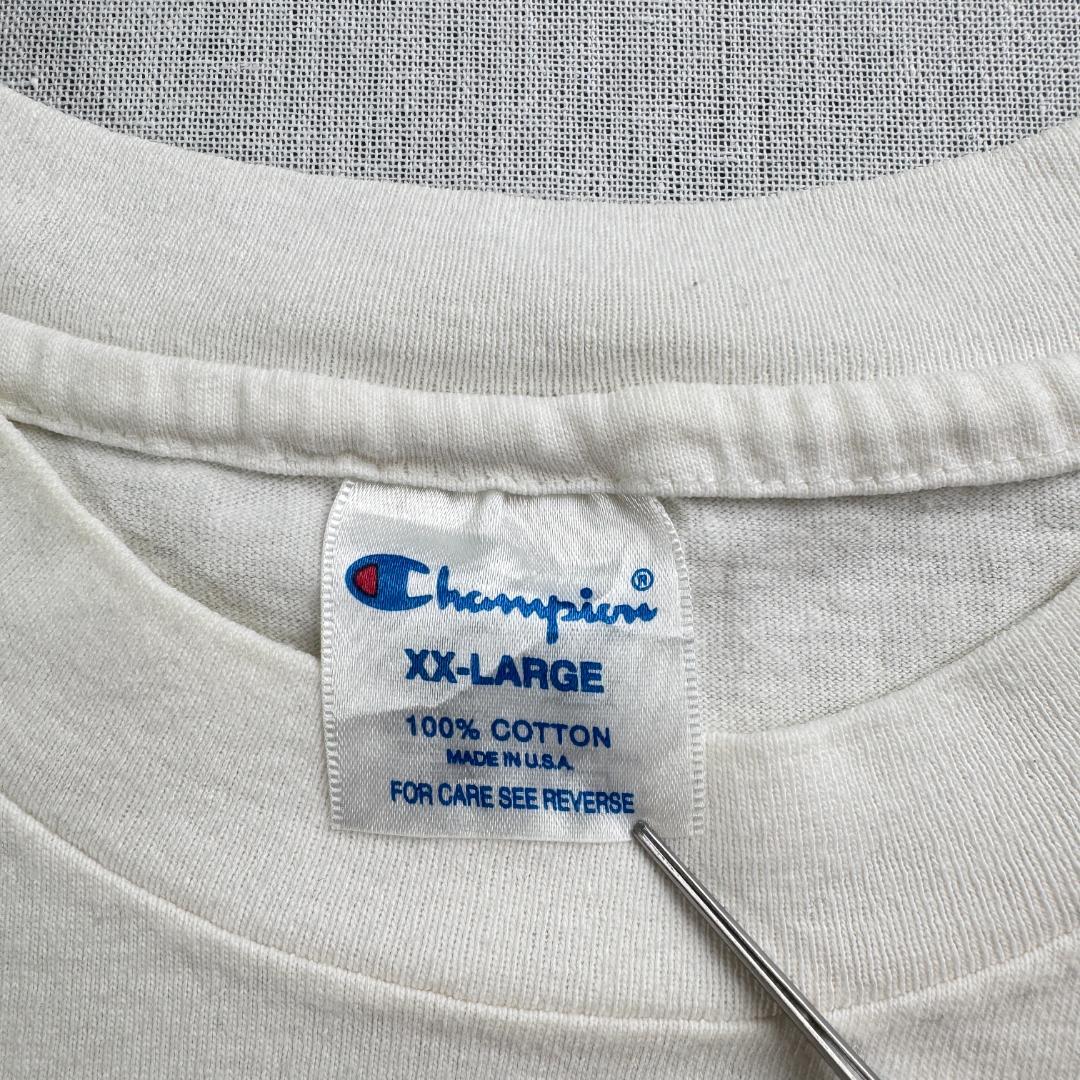 90s USA製 チャンピオン ハーバード大学 カレッジTシャツ 白 br-u-2505-001