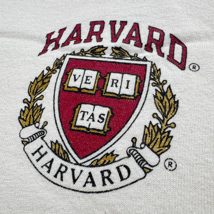 90s USA製 チャンピオン ハーバード大学 カレッジTシャツ 白 br-u-2505-001