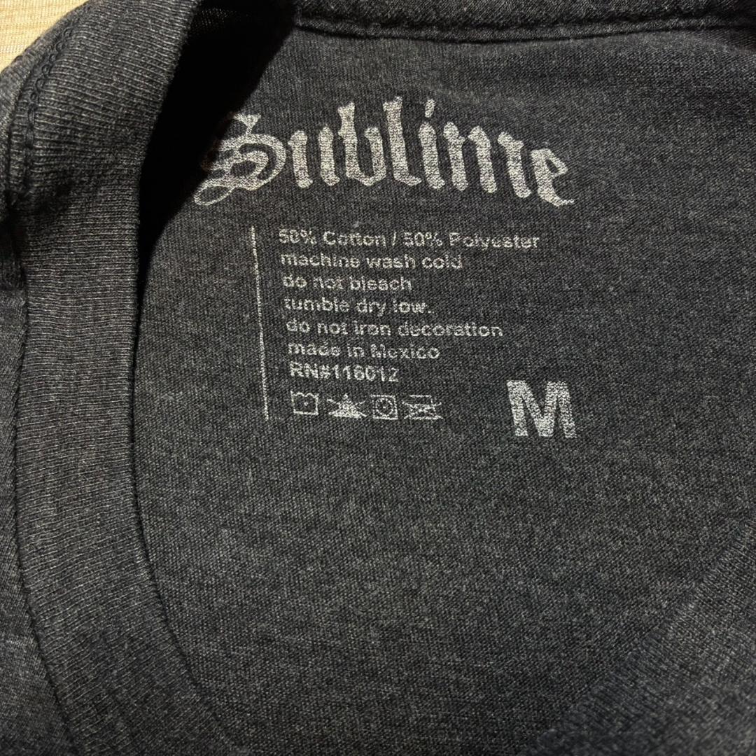 00s SUBLIME サブライム バンドT チャコール グレー M ba-u-2505-019