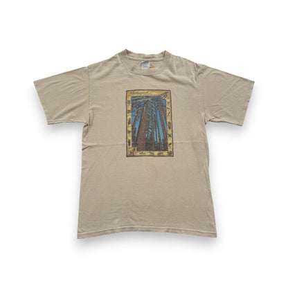 redwood Tシャツ ブラウン ベージュ 木 森 動物 アニマル a-u-2505-049