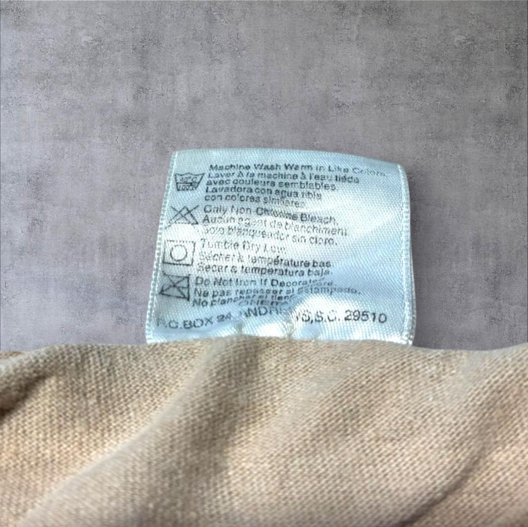 90s BIGHED ビッグヘッド アートT ONEITA ベージュ XL a-u-2505-087