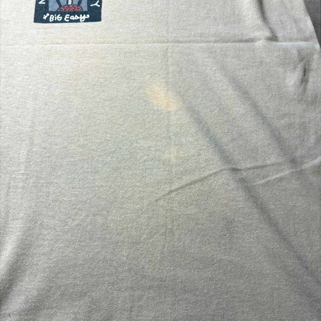 90s BIGHED ビッグヘッド アートT ONEITA ベージュ XL a-u-2505-087