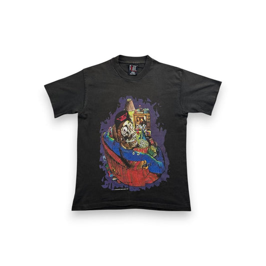 90s エアロスミス 1993 GET A GRIP SKULL GIANT 黒 ba-t-2505-039