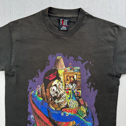 90s エアロスミス 1993 GET A GRIP SKULL GIANT 黒 ba-t-2505-039