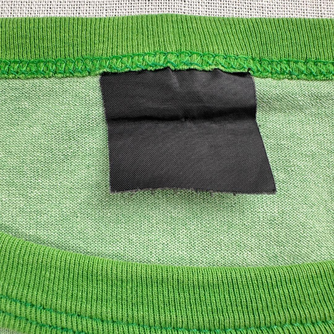 00s スーパーマリオ ゲーム Tシャツ リンガー 緑 ch-u-2505-002